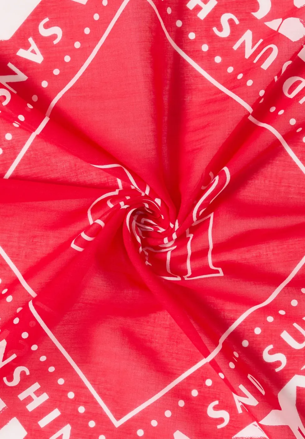 Bandana avec imprimé et wording