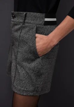 Bermuda jacquard mélangé