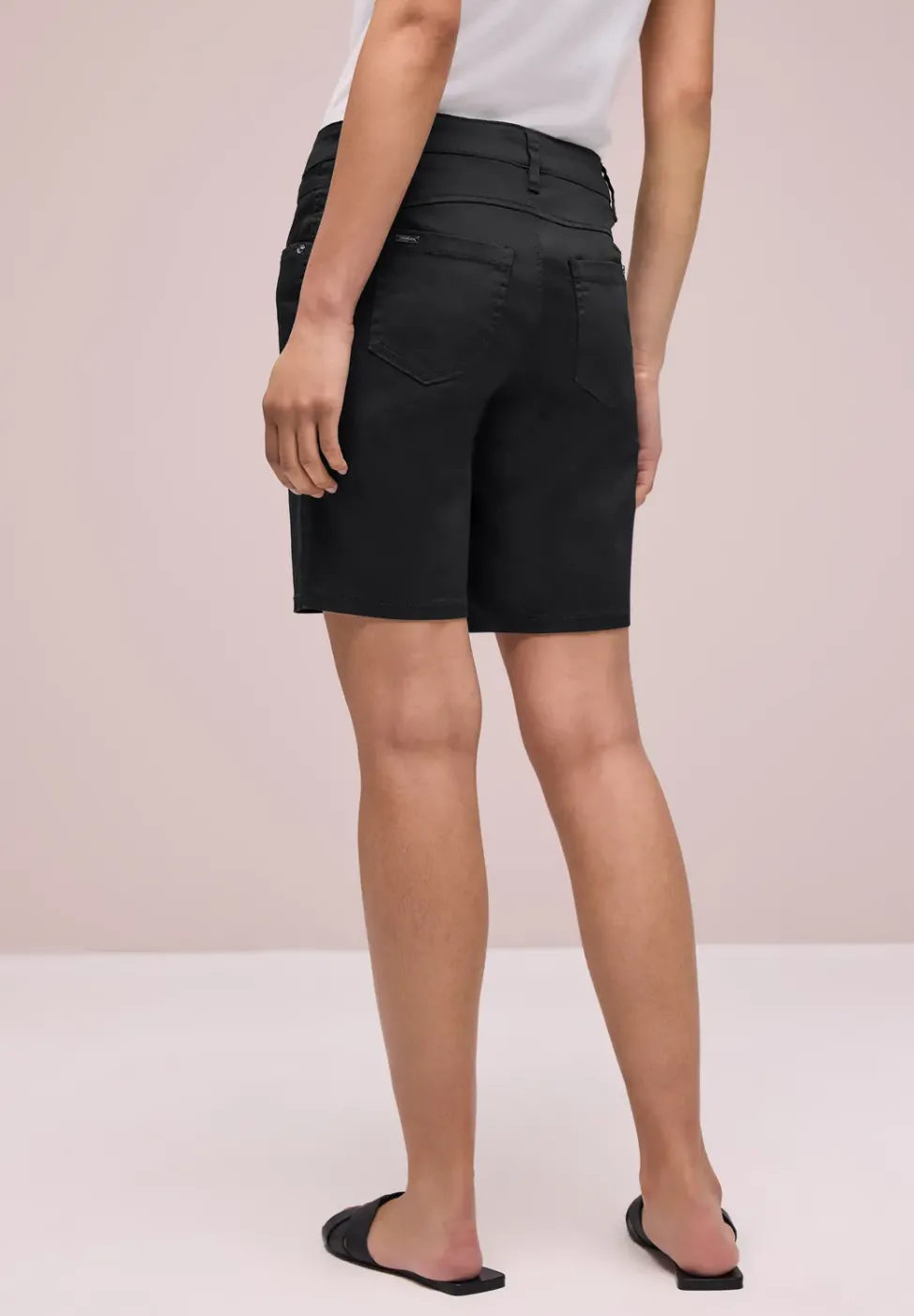 Bermuda Mid Waist en satin