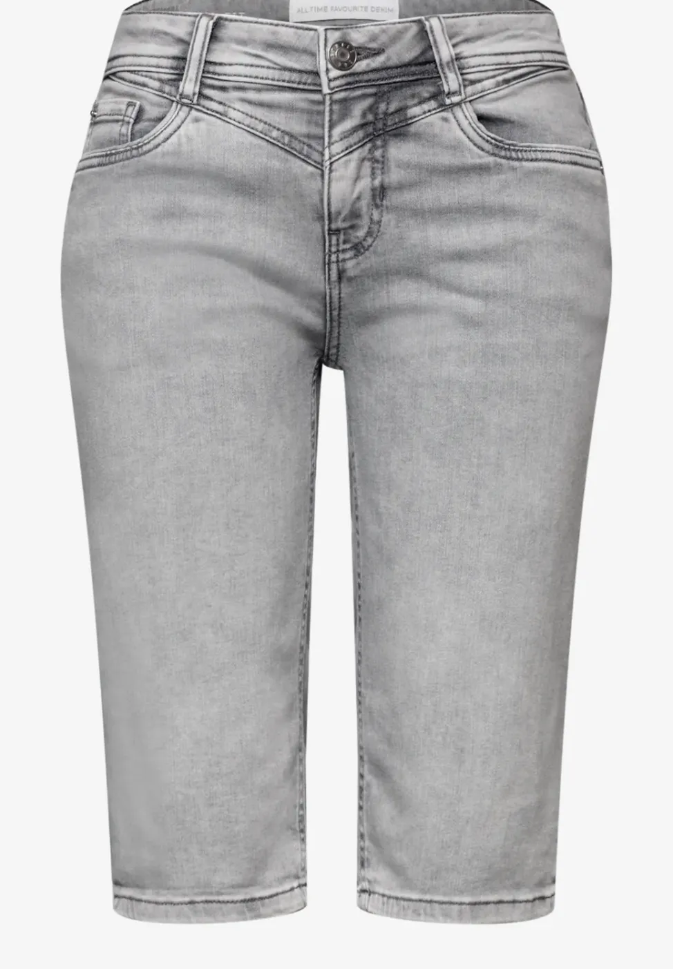 Bermuda Slim Legs avec détail Turn-Up