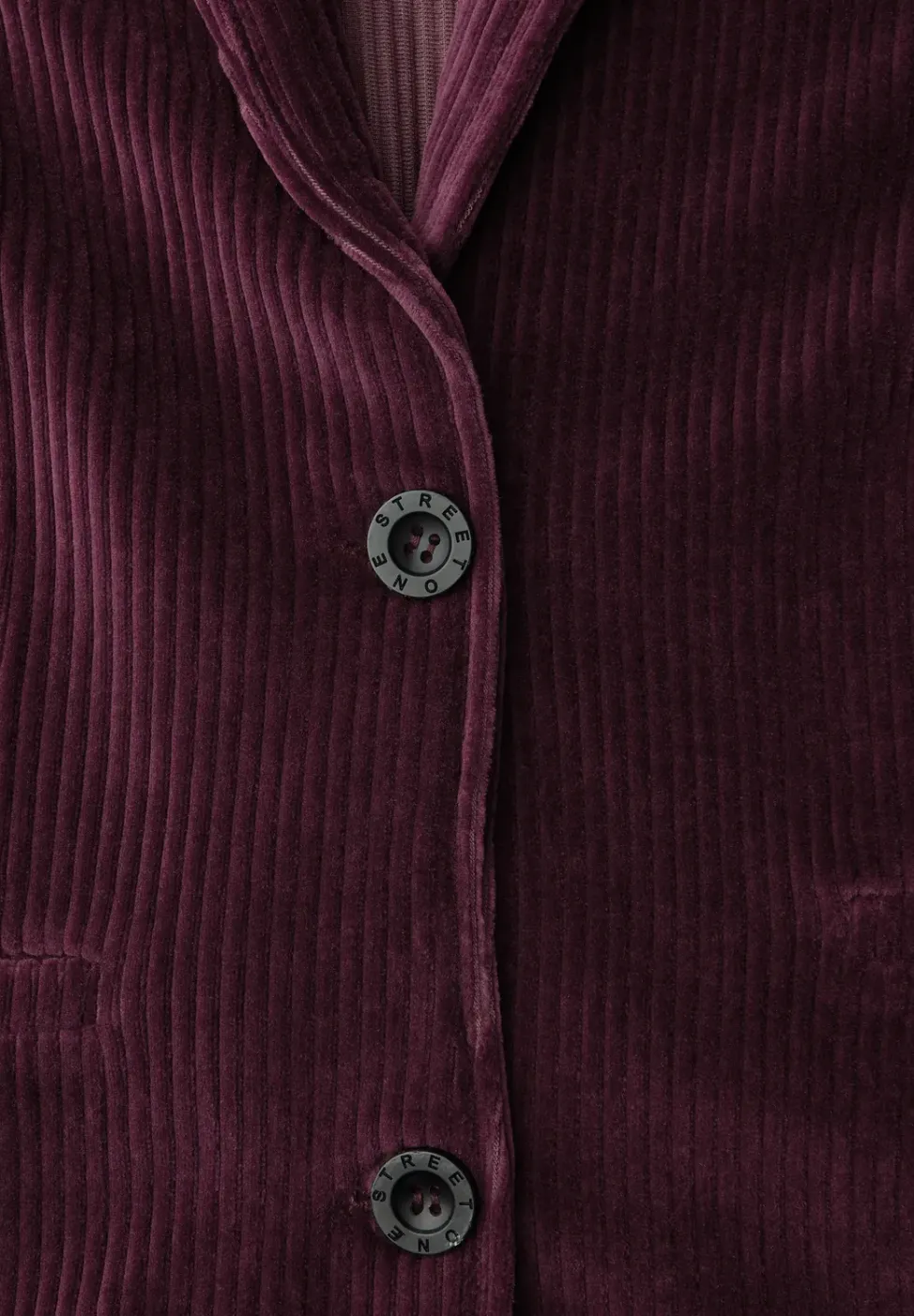 Blazer en velours côtelé doux