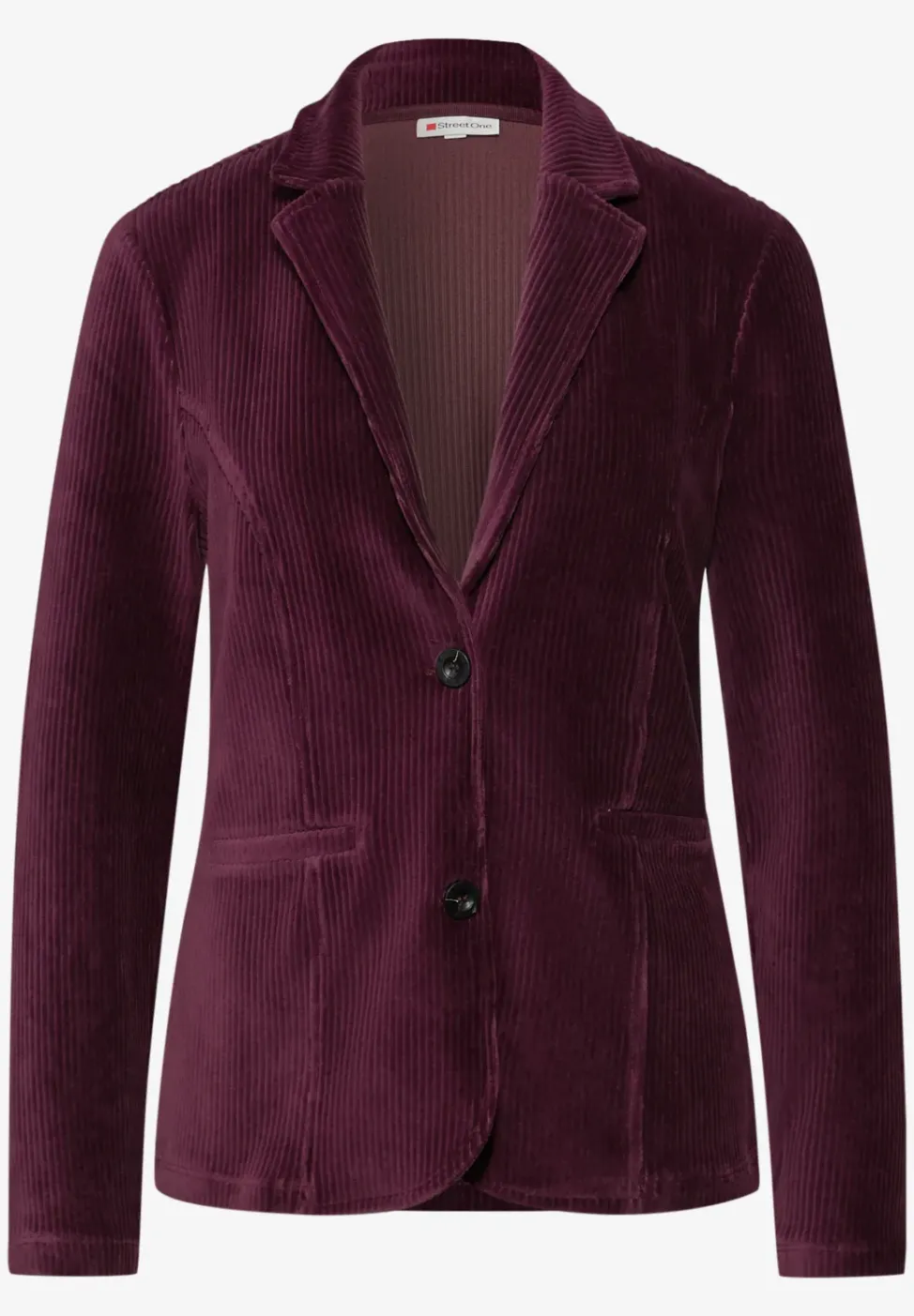 Blazer en velours côtelé doux