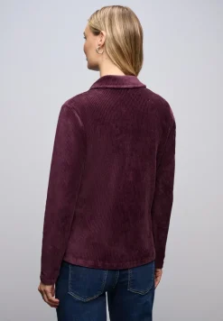 Blazer en velours côtelé doux