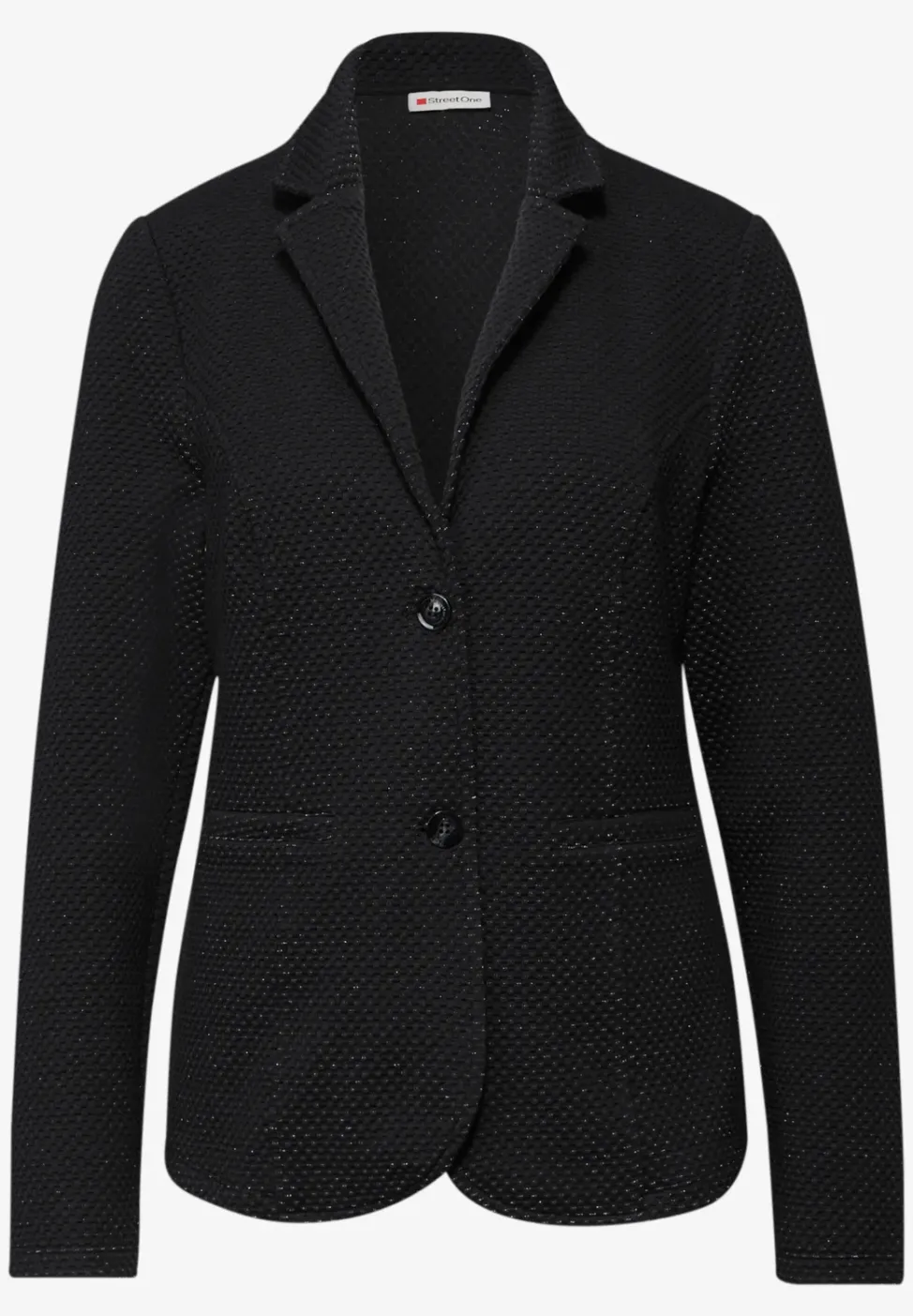 Blazer jacquard scintillant