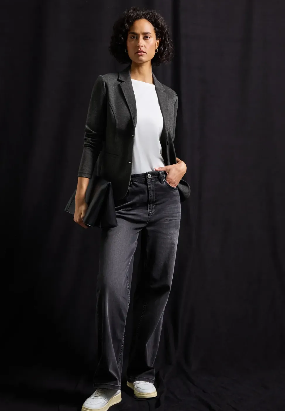 Blazer piqué basique