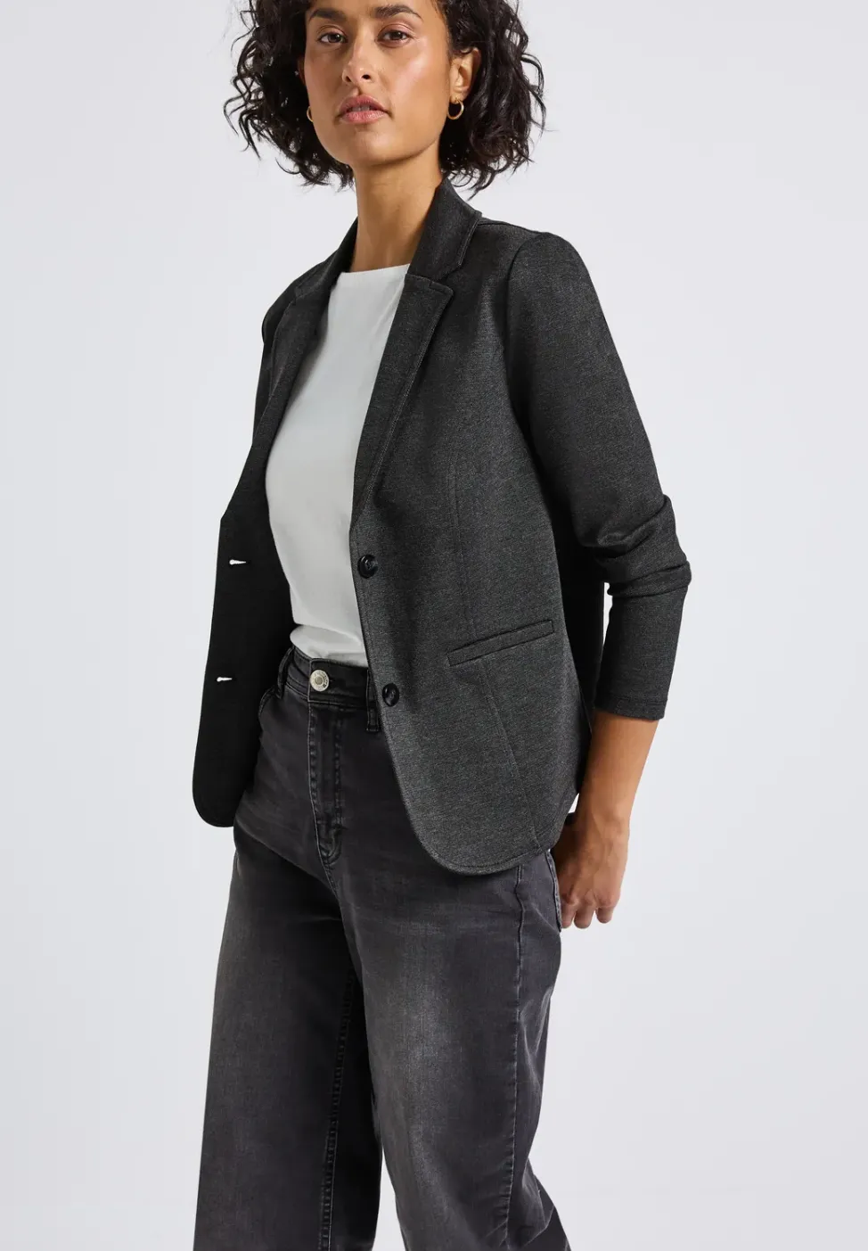Blazer piqué basique