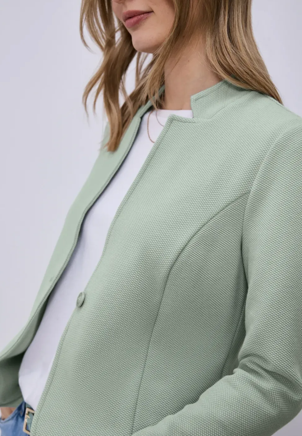 Blazer structuré en jersey