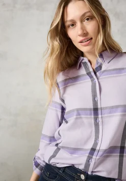 Blouse à carreaux