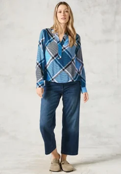 Blouse à carreaux