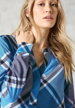 Blouse à carreaux