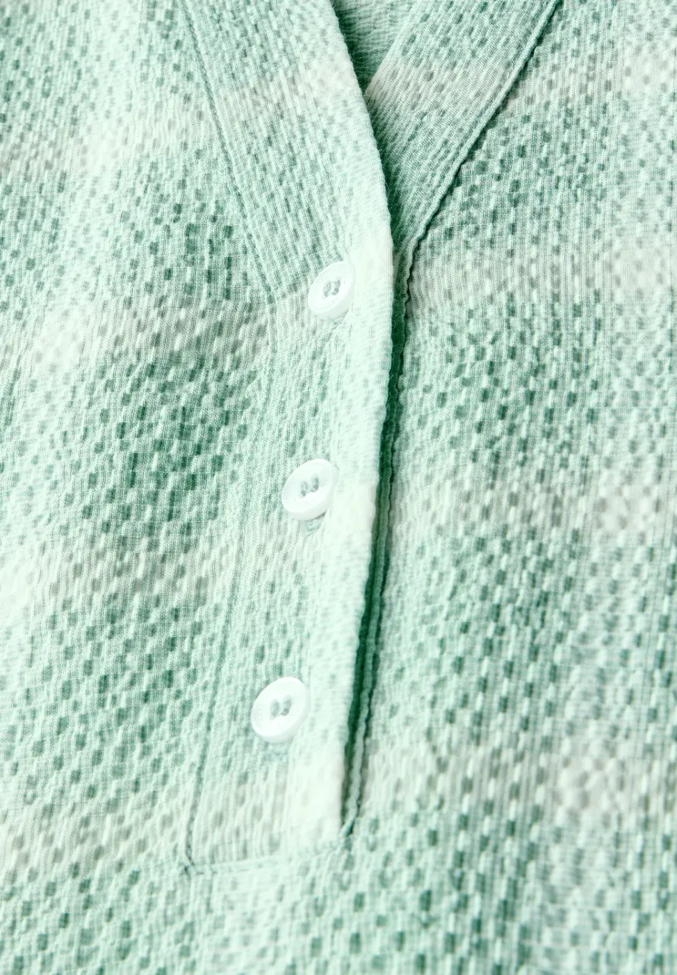 Blouse à carreaux structurés