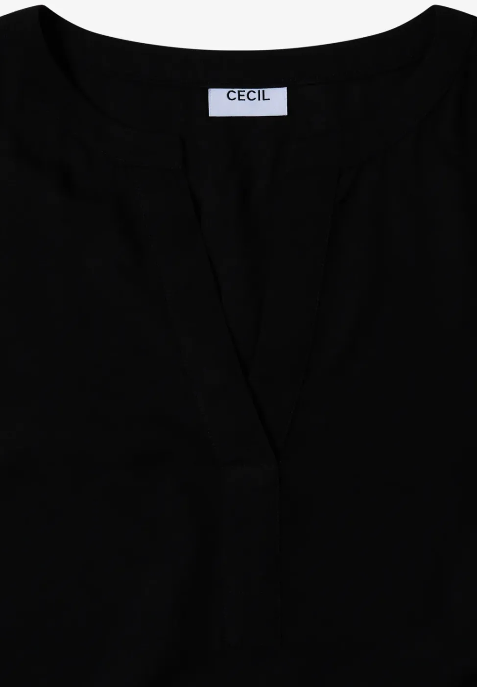 Blouse à col fendu