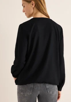 Blouse à col fendu