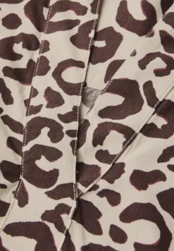 Blouse à col fendu à motifs