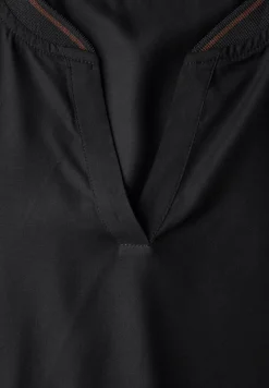 Blouse à col fendu avec bande