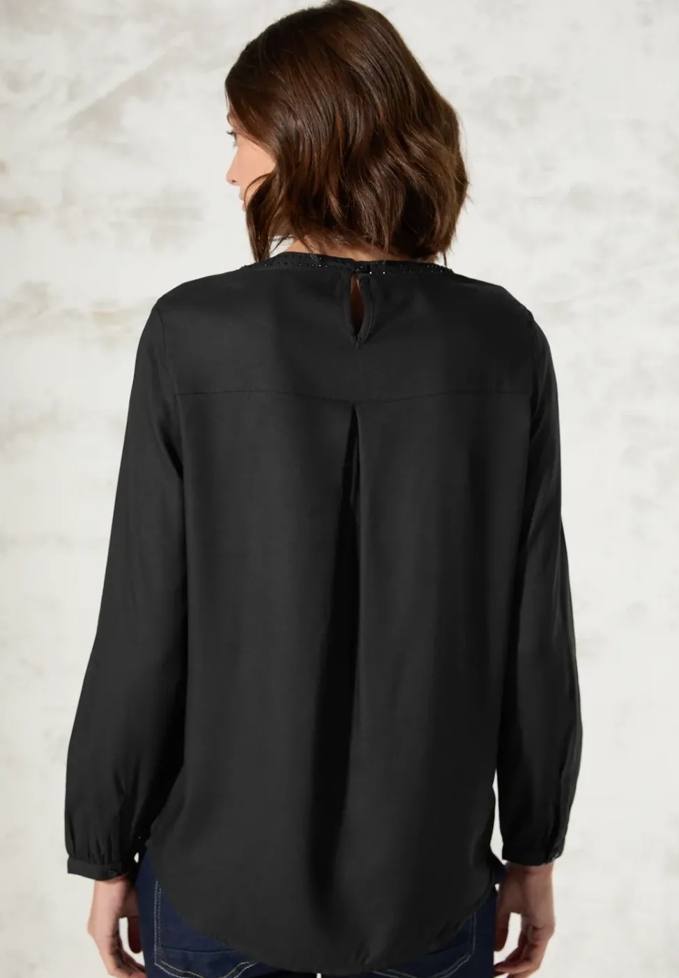 Blouse à col rond