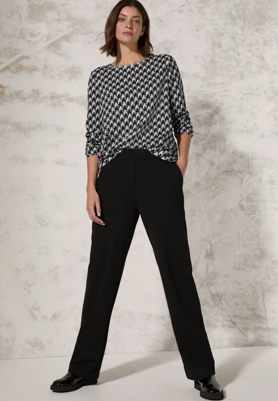 Blouse à imprimé graphique