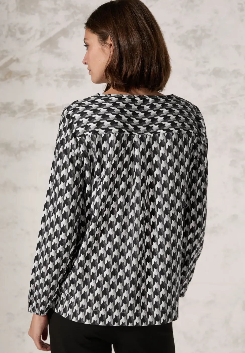 Blouse à imprimé graphique