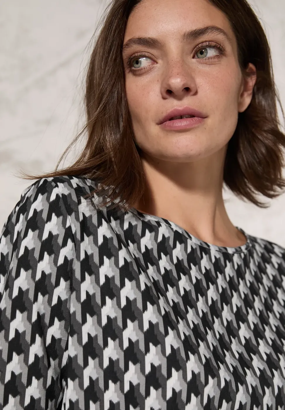 Blouse à imprimé graphique