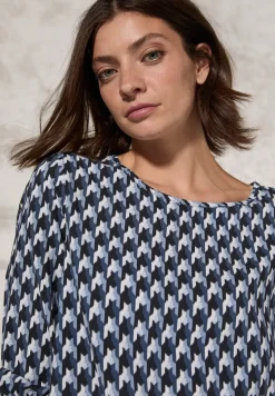 Blouse à imprimé graphique