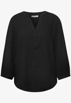 Blouse à manches 3/4 en qualité mousseline