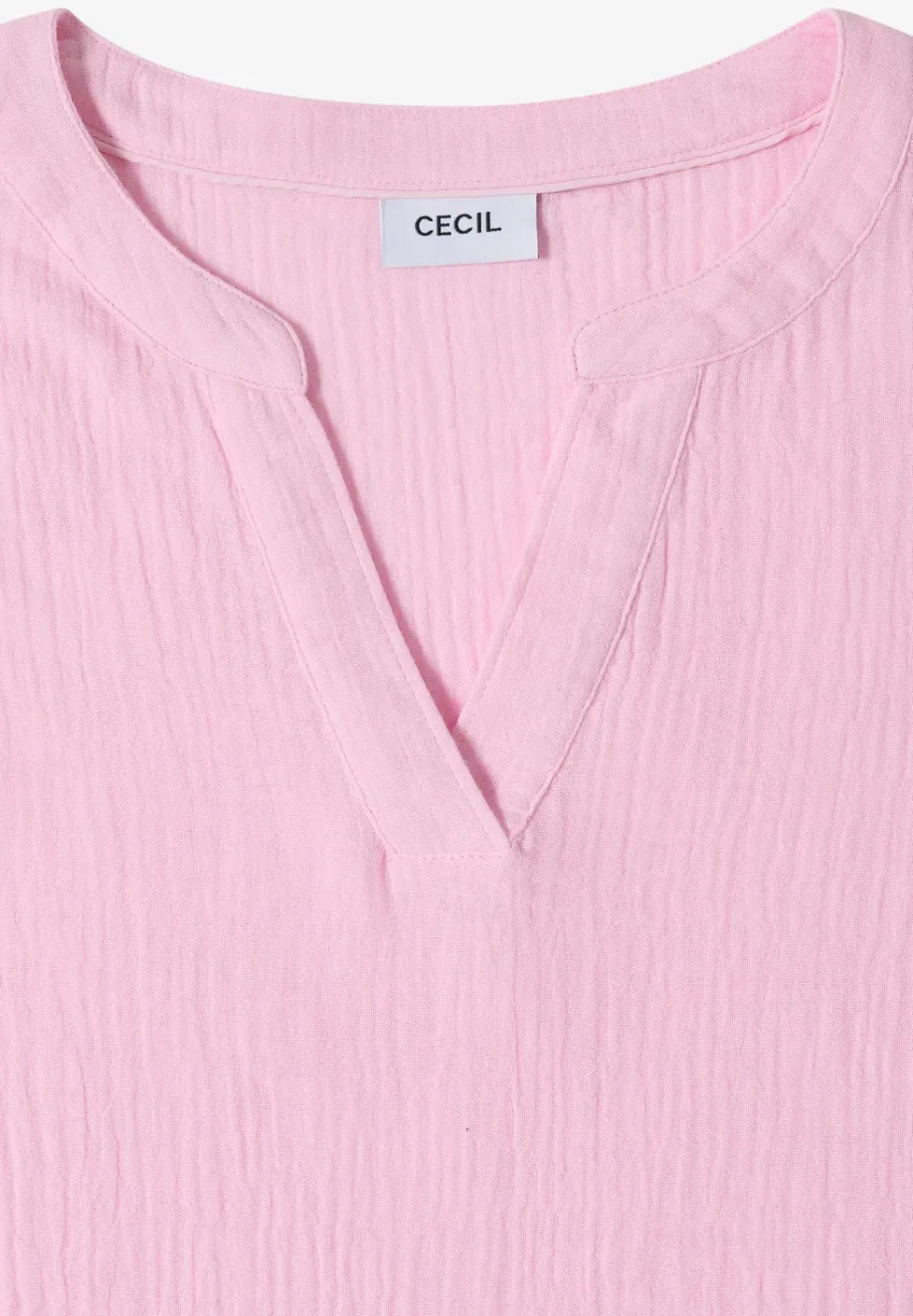 Blouse à manches 3/4 en qualité mousseline