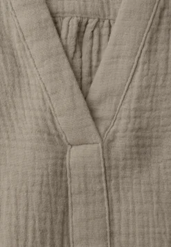 Blouse à manches 3/4 en qualité mousseline