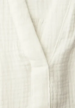 Blouse à manches 3/4 en qualité mousseline