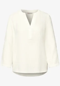 Blouse à manches 3/4 en qualité mousseline