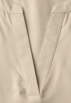 Blouse à manches courtes avec turn-up