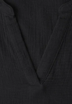 Blouse à manches courtes en qualité mousseline