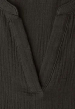 Blouse à manches courtes en qualité mousseline