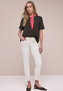 Blouse à manches courtes en qualité mousseline