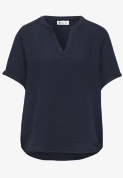 Blouse à manches courtes en qualité mousseline