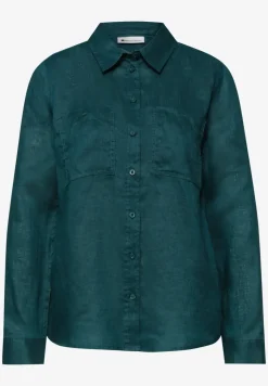 Blouse à manches longues avec poches sur la poitrine