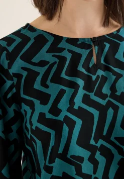 Blouse à motif graphique
