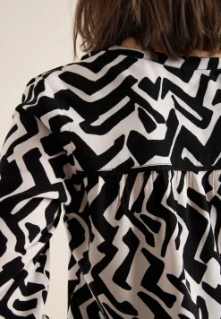 Blouse à motif graphique