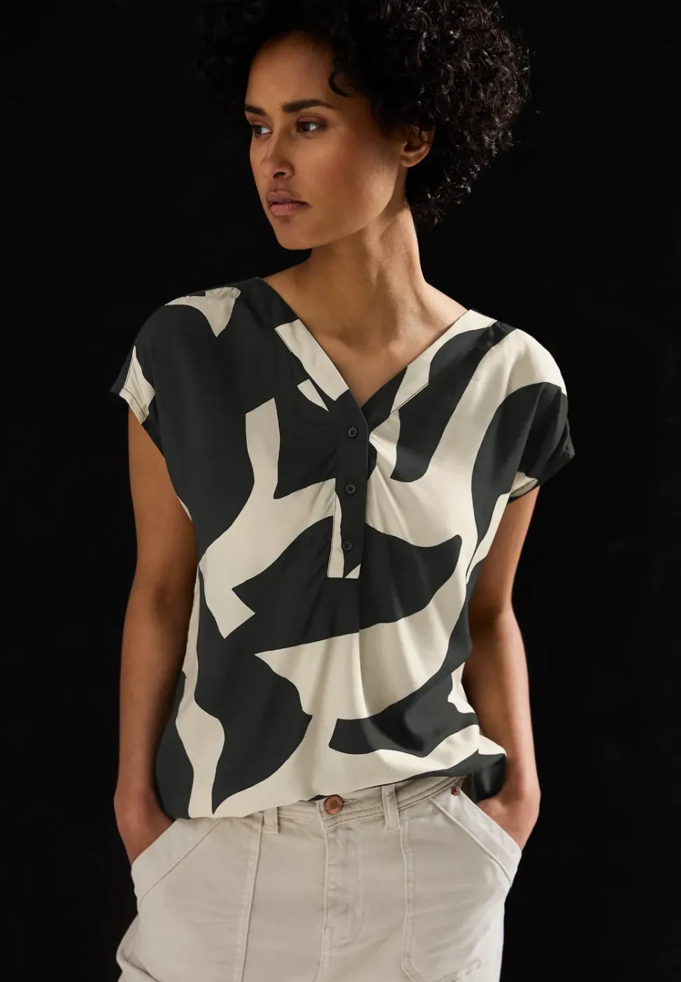 Blouse à motifs