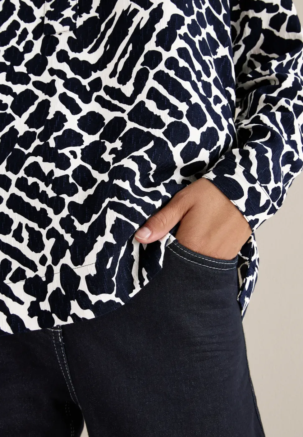 Blouse à motifs