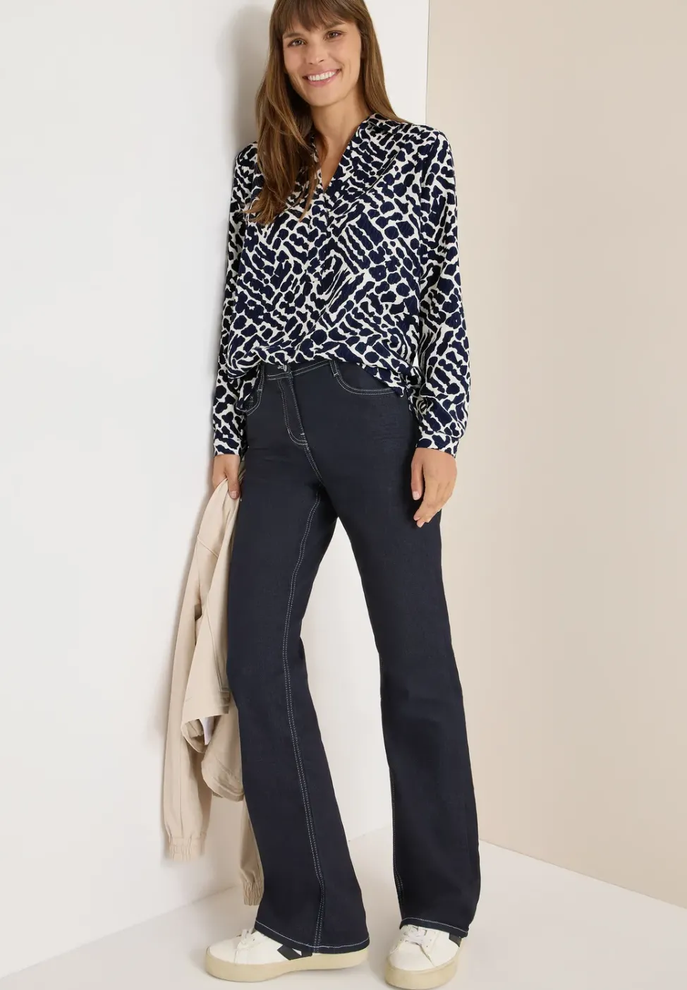 Blouse à motifs