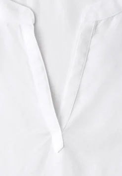 Blouse à épaules tombantes avec col fendu