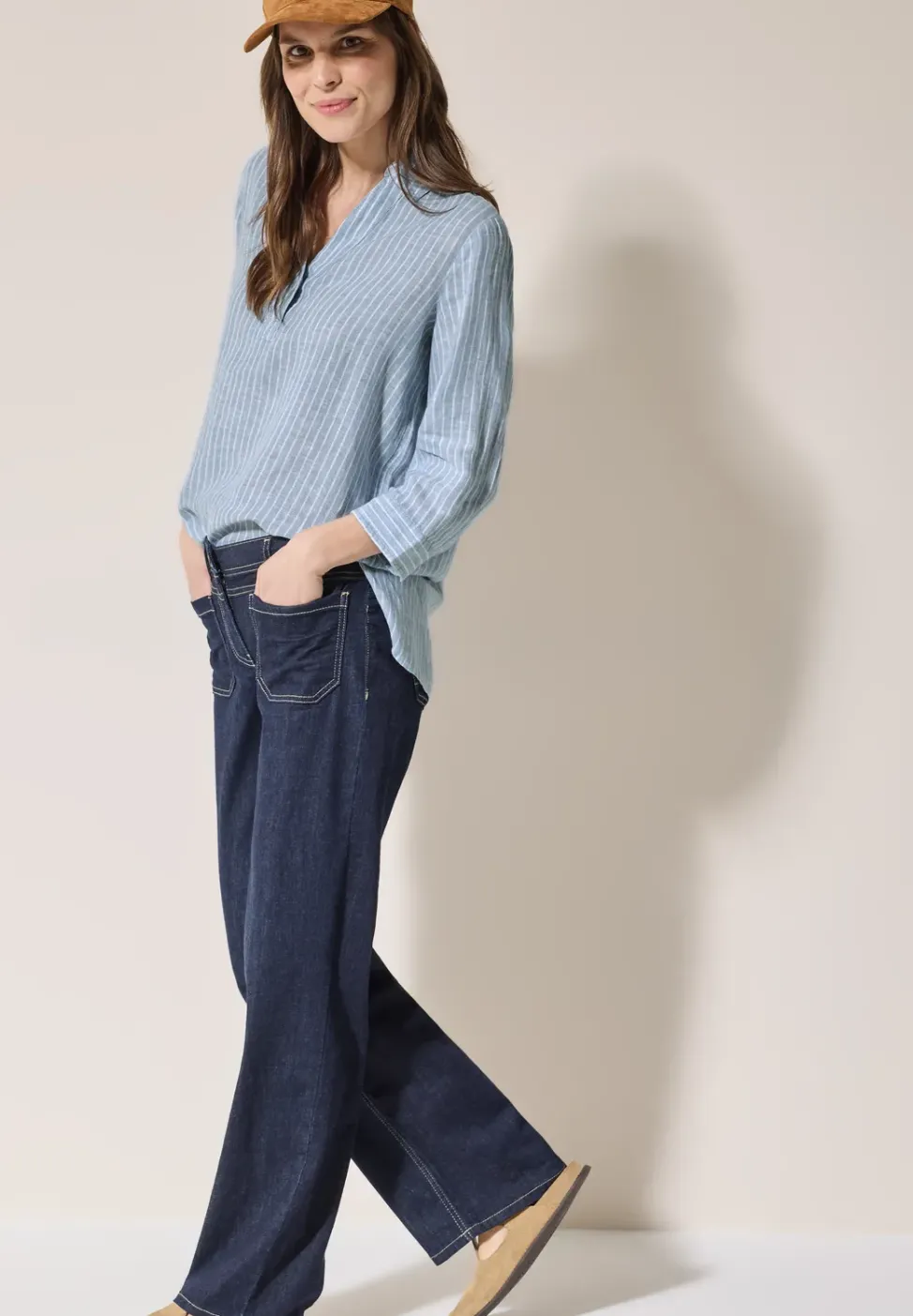 Blouse à rayures