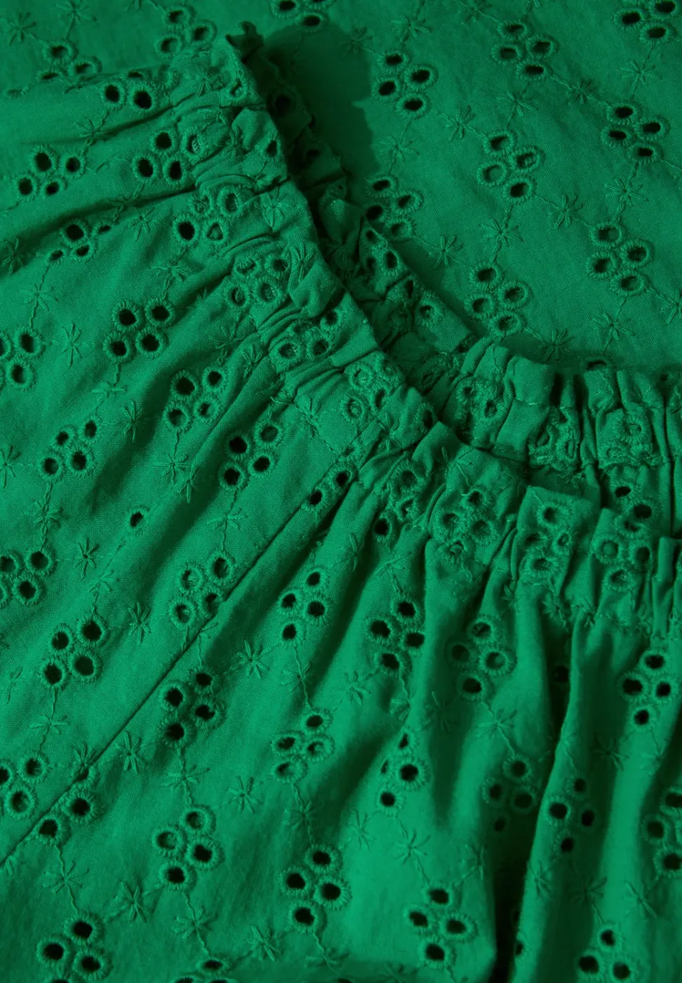 Blouse avec broderie ajourée