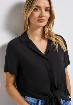 Blouse avec col bowling