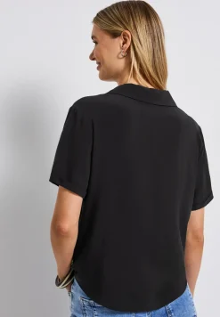 Blouse avec col bowling