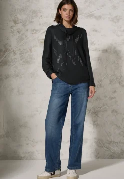 Blouse avec col châle