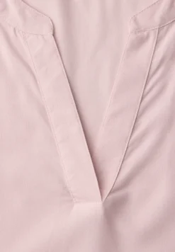 Blouse avec col fendu et turn-up