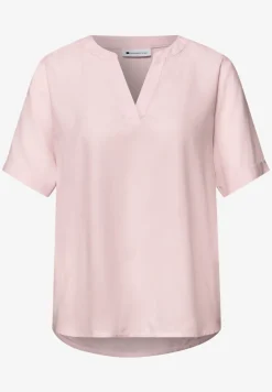 Blouse avec col fendu et turn-up