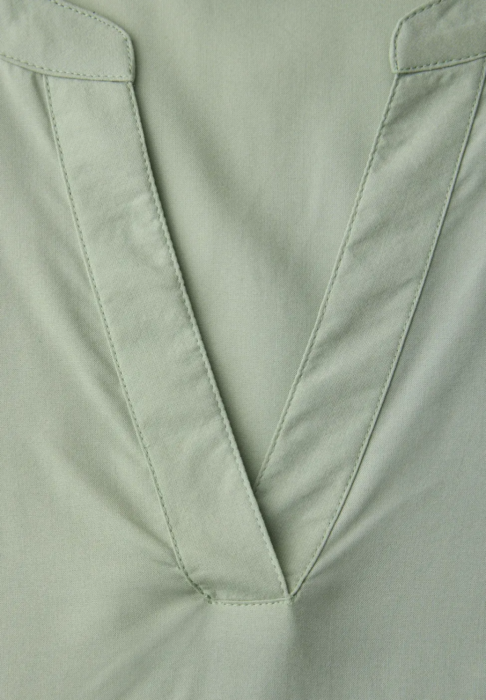 Blouse avec col fendu et turn-up