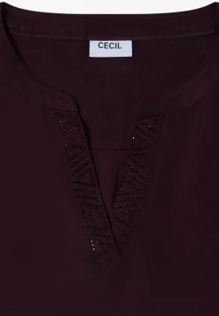 Blouse avec détails scintillants
